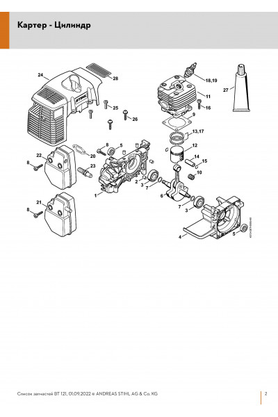 Схема Картер - Цилиндр